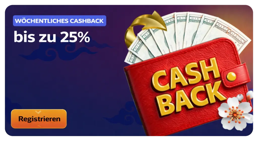 Wöchentliches Cashback bis zu 25 Prozent bei Manekispin Online Casino erhalten